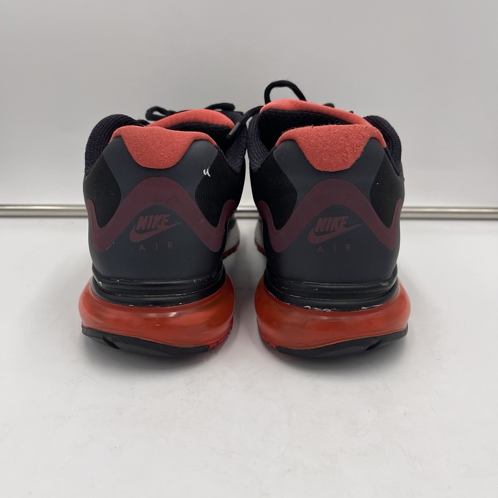 Nike Air Max Men's Size 9 2011 Hyperfuse Running Shoes Black Red Sneakers - Picture 3 of 6